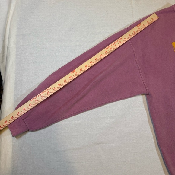 Urban Outfitters Oversized Nirvana Graphic Faded Pink Crewneck Sweatshirt - Picture 7 of 8